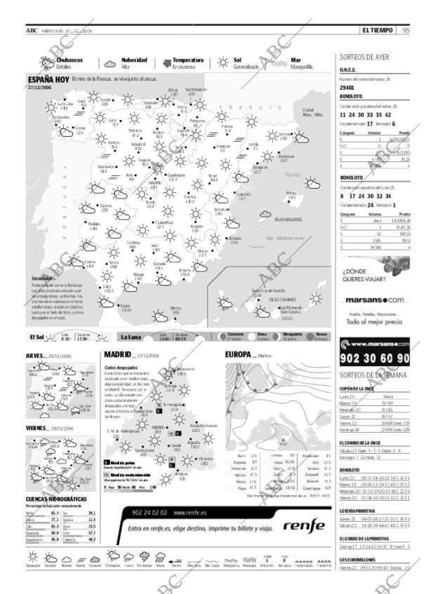 ABC MADRID 27-12-2006 página 95