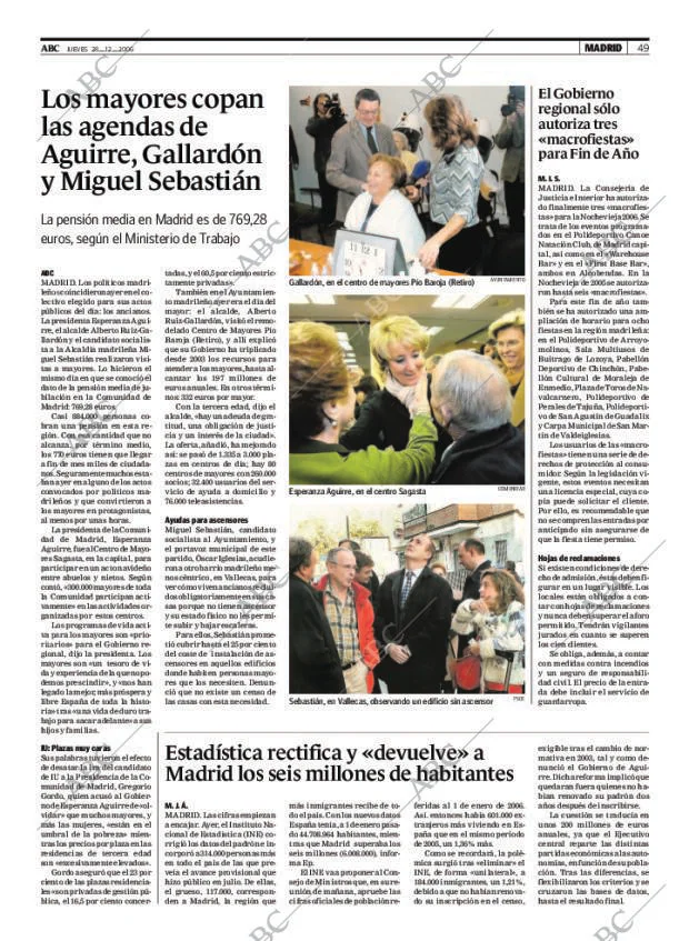 ABC MADRID 28-12-2006 página 49