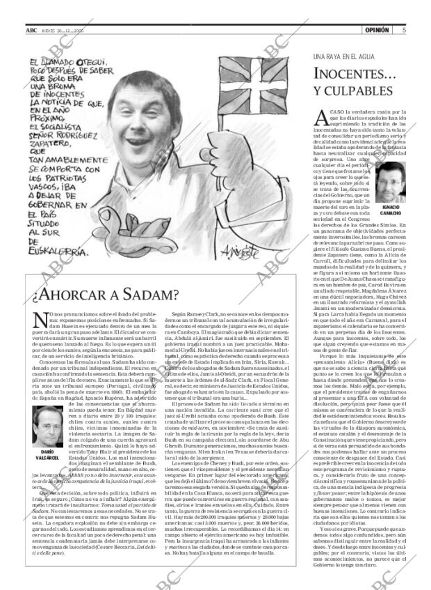ABC MADRID 28-12-2006 página 5