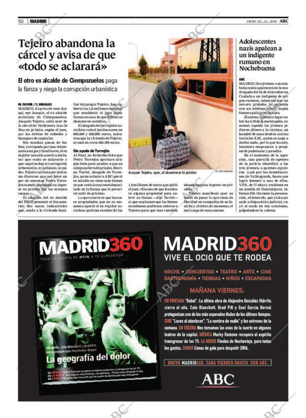 ABC MADRID 28-12-2006 página 50