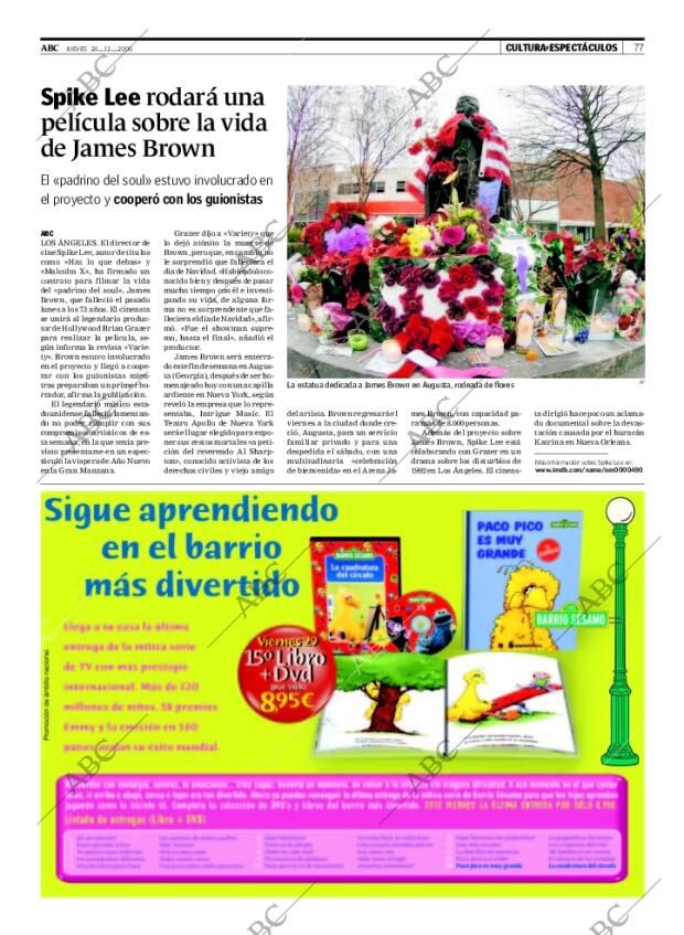 ABC MADRID 28-12-2006 página 77