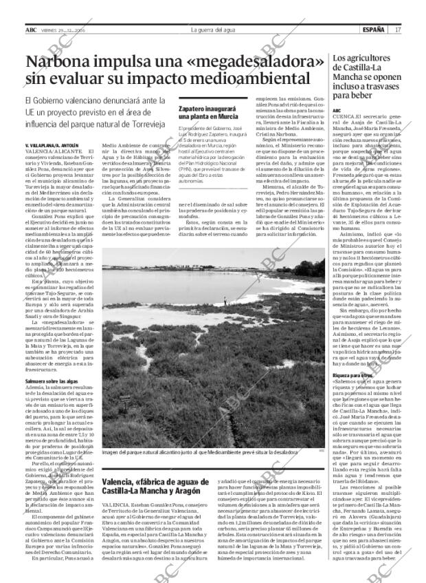 ABC MADRID 29-12-2006 página 17