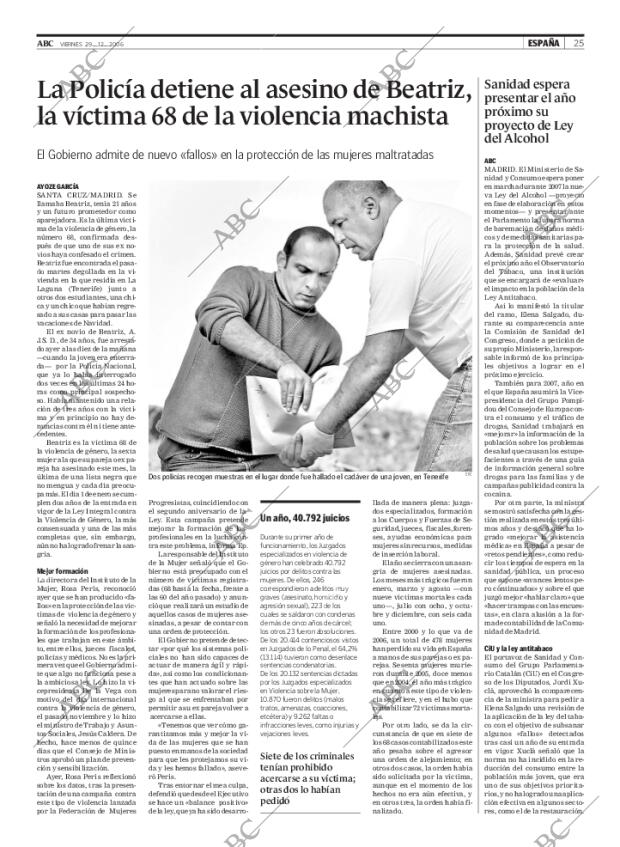 ABC MADRID 29-12-2006 página 25