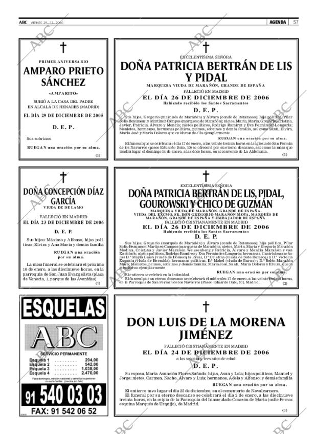 ABC MADRID 29-12-2006 página 57