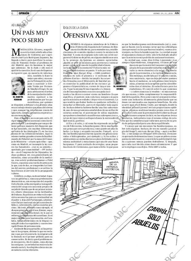 ABC MADRID 29-12-2006 página 6