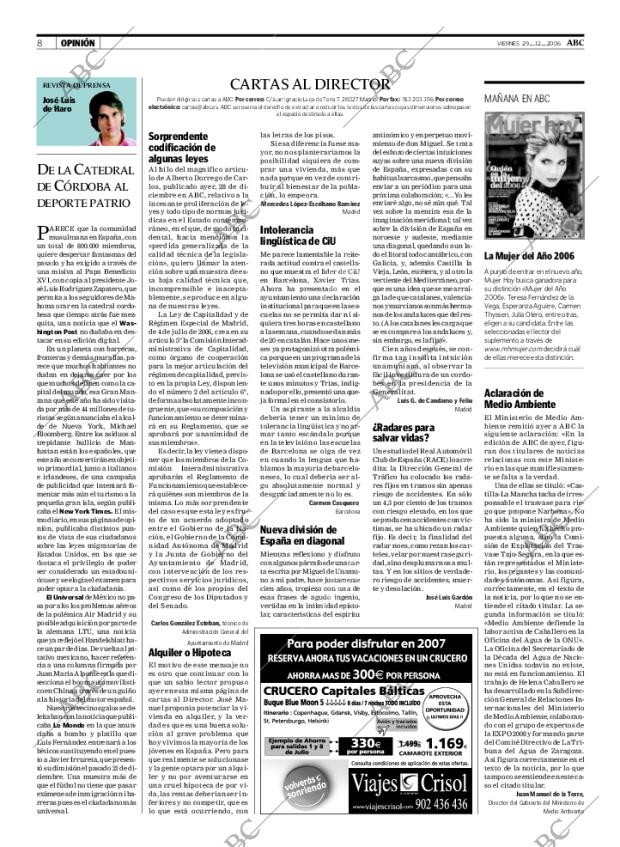 ABC MADRID 29-12-2006 página 8