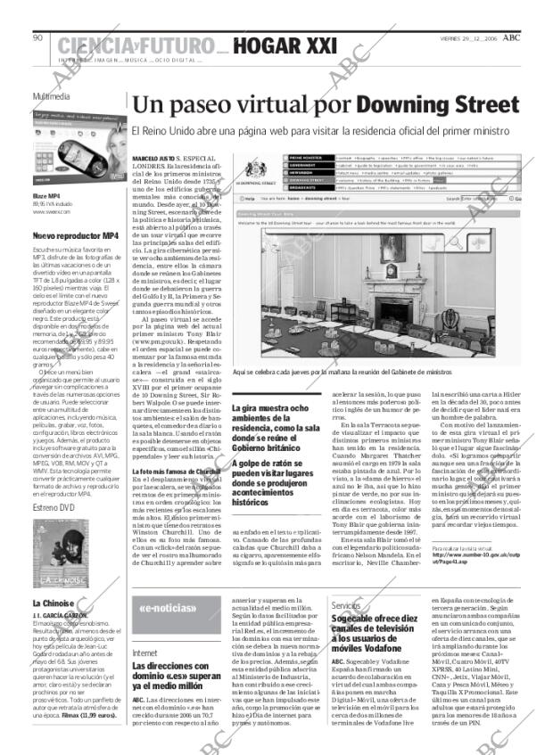 ABC MADRID 29-12-2006 página 90