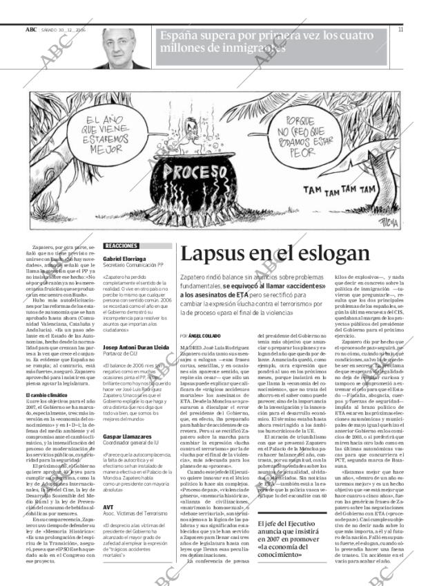 ABC MADRID 30-12-2006 página 11