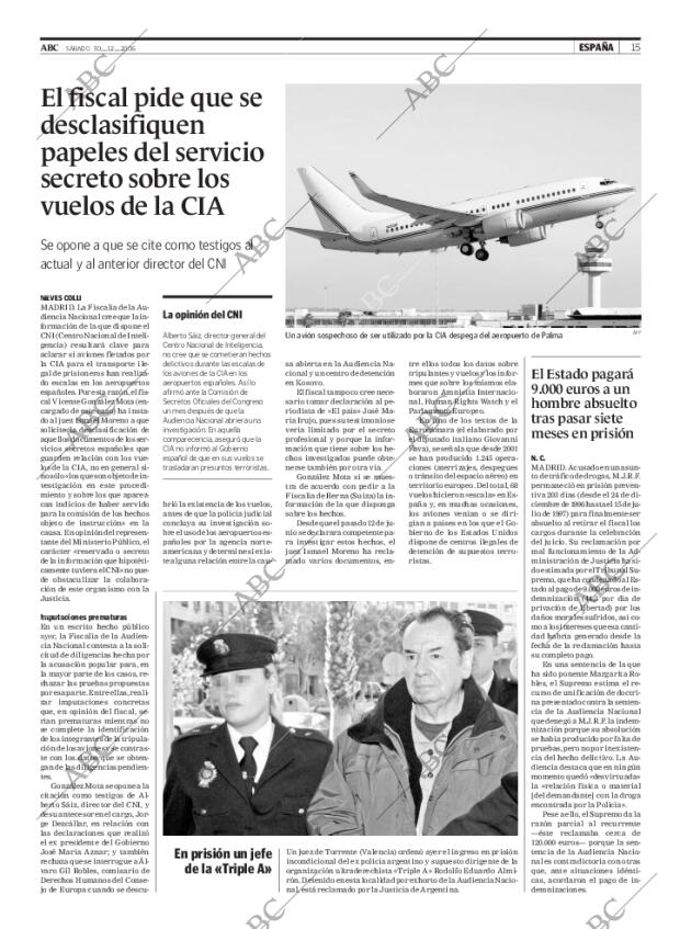 ABC MADRID 30-12-2006 página 15