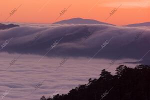 Vista de la Sierra del Guadarrama desde el Puerto de Navacerrada (Cercedilla)