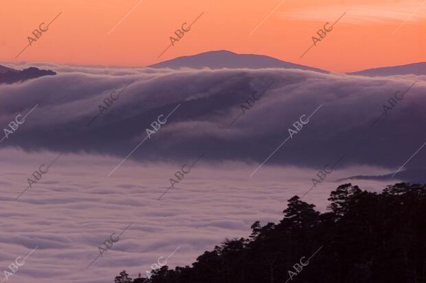 Vista de la Sierra del Guadarrama desde el Puerto de Navacerrada (Cercedilla)