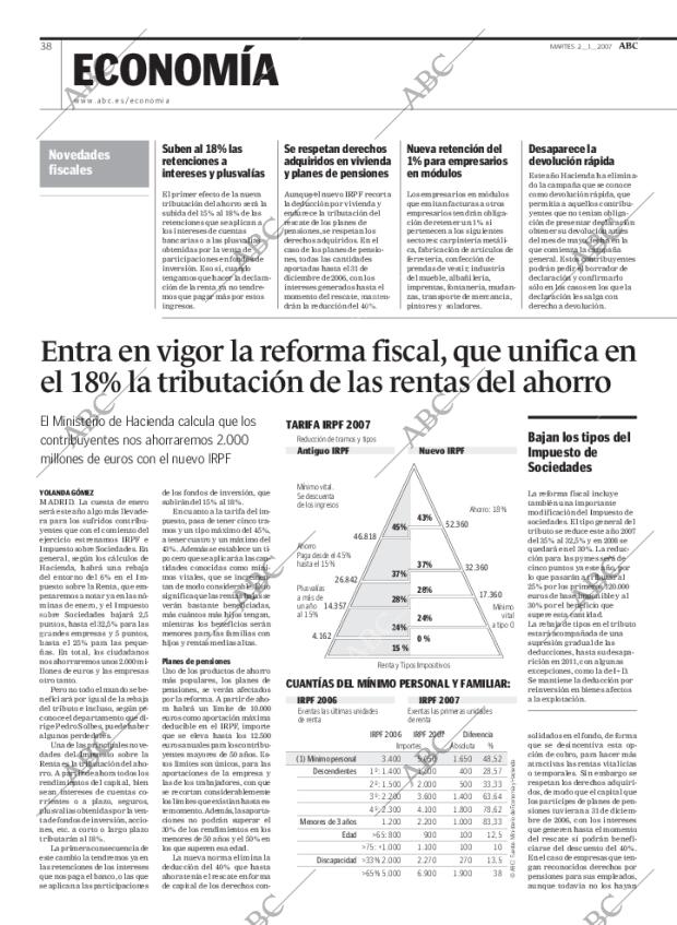 ABC MADRID 02-01-2007 página 38