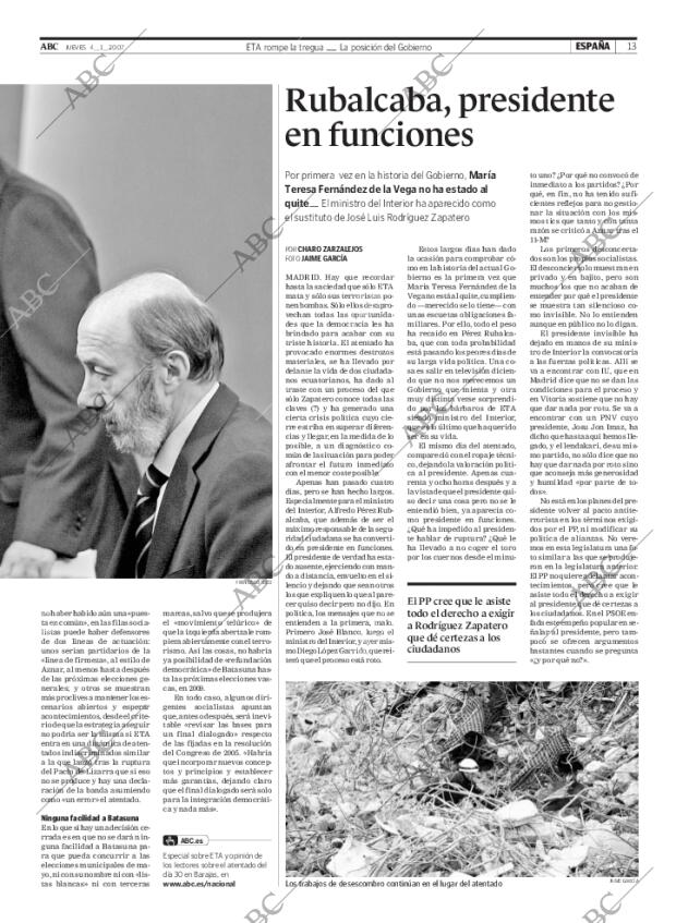 ABC MADRID 04-01-2007 página 13