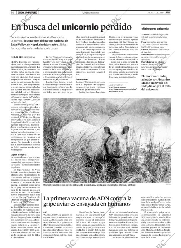 ABC MADRID 04-01-2007 página 80