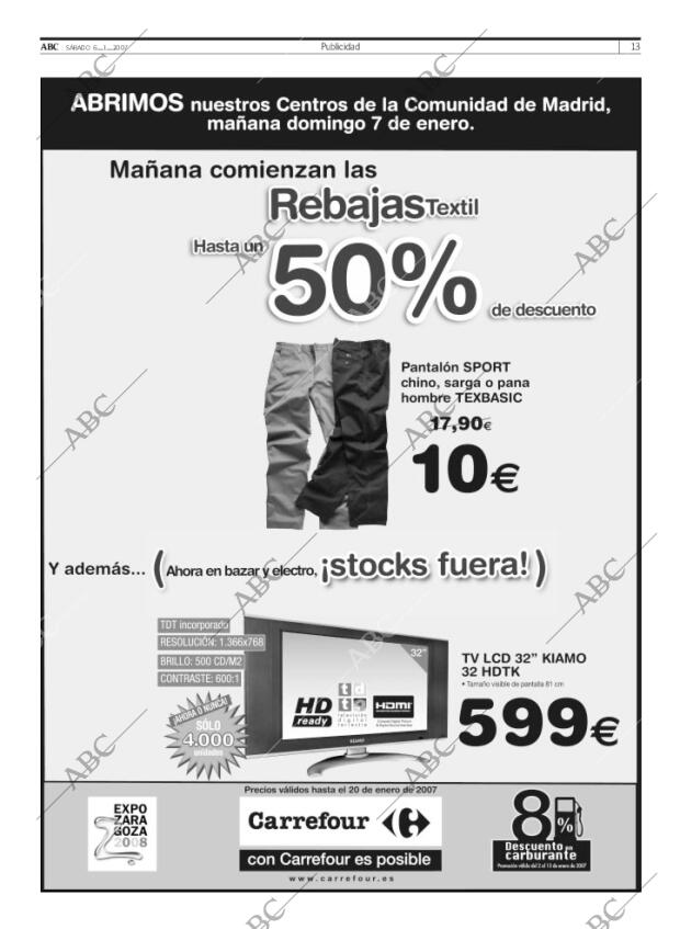 ABC MADRID 06-01-2007 página 13