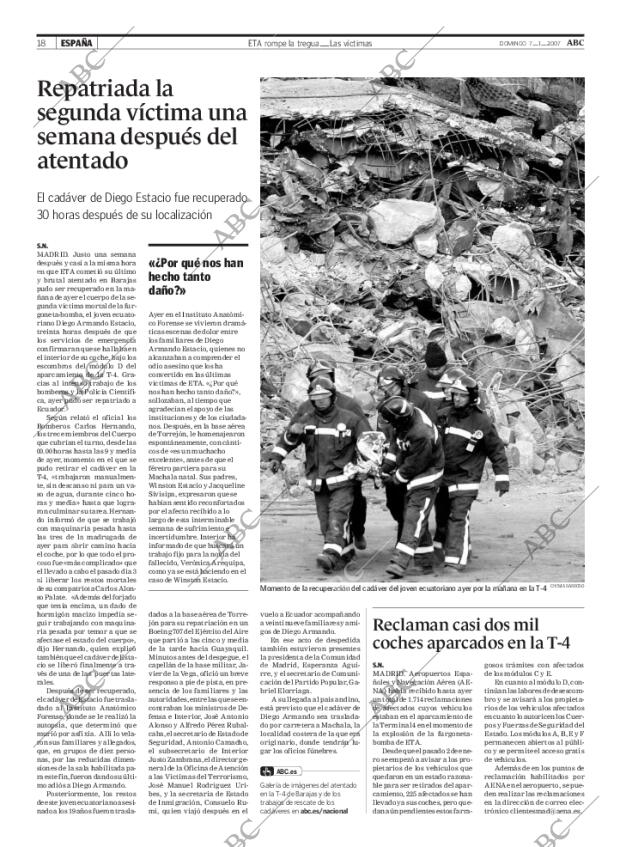 ABC MADRID 07-01-2007 página 18