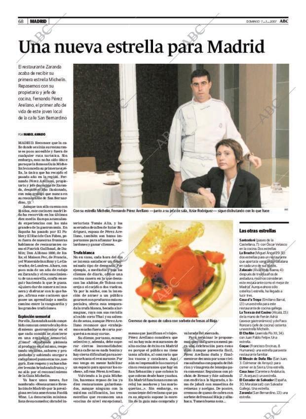 ABC MADRID 07-01-2007 página 68