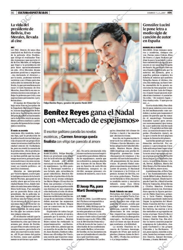 ABC MADRID 07-01-2007 página 86