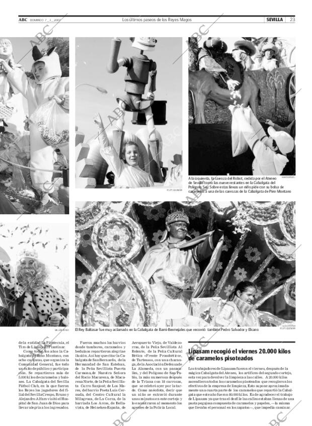 ABC SEVILLA 07-01-2007 página 23