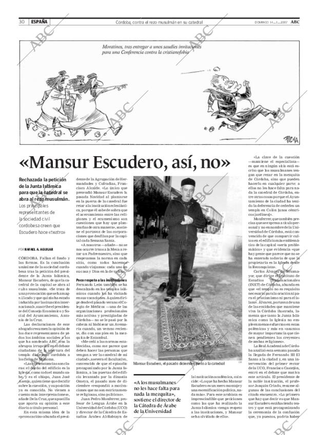 ABC MADRID 14-01-2007 página 30
