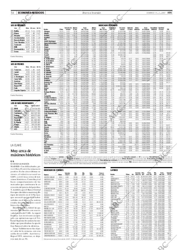 ABC MADRID 14-01-2007 página 54