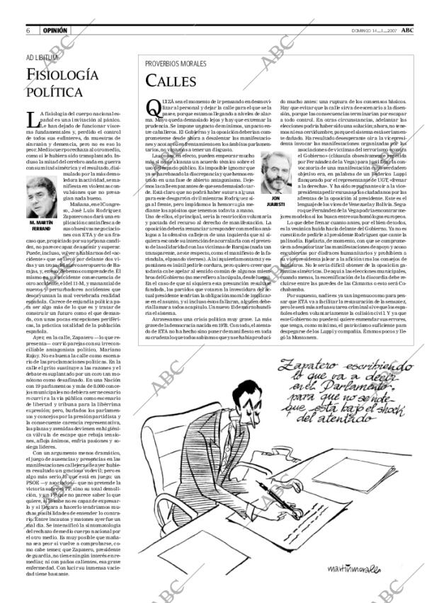 ABC MADRID 14-01-2007 página 6