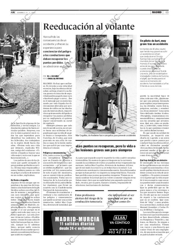 ABC MADRID 14-01-2007 página 65
