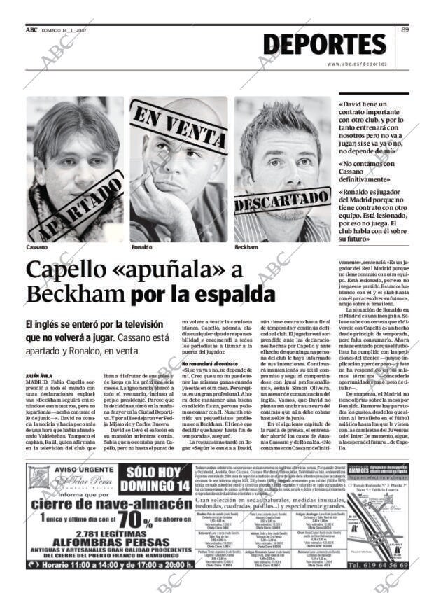 ABC MADRID 14-01-2007 página 89