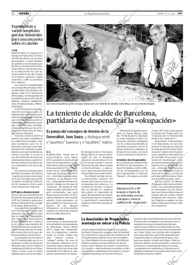 ABC MADRID 19-01-2007 página 18