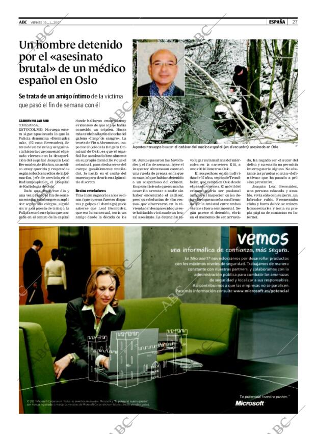 ABC MADRID 19-01-2007 página 27