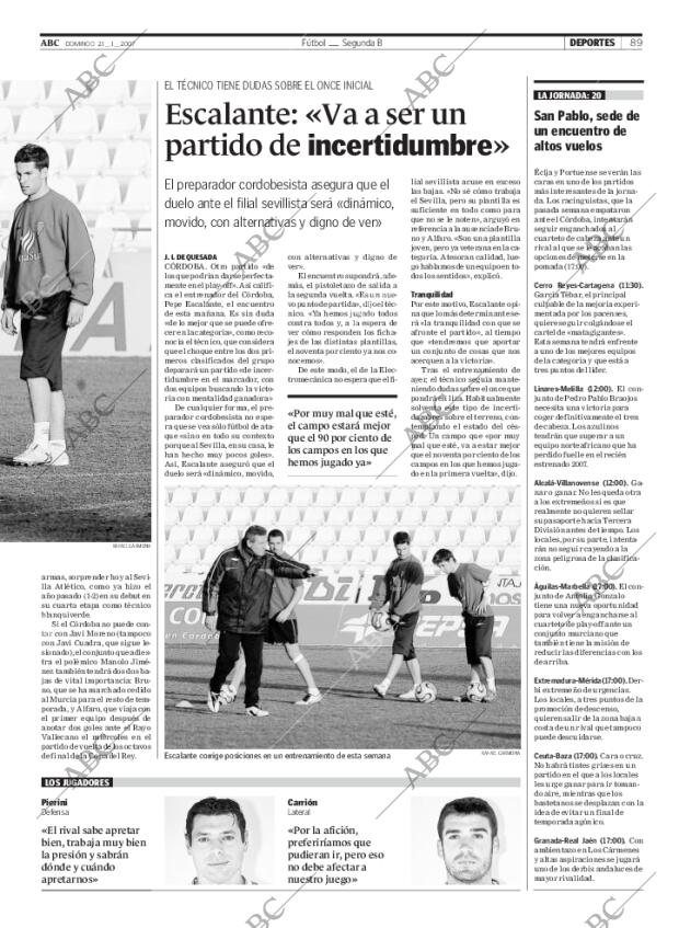 ABC CORDOBA 21-01-2007 página 89