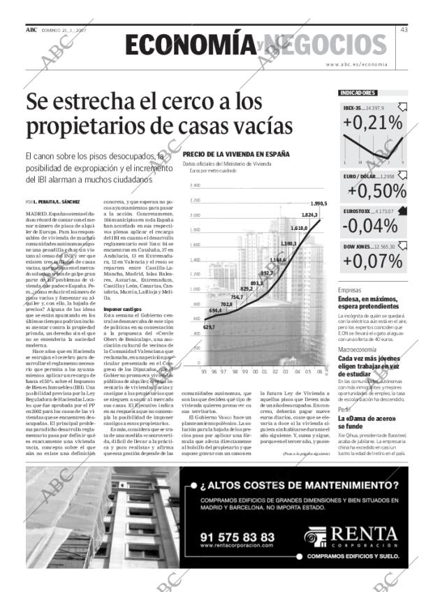 ABC MADRID 21-01-2007 página 43