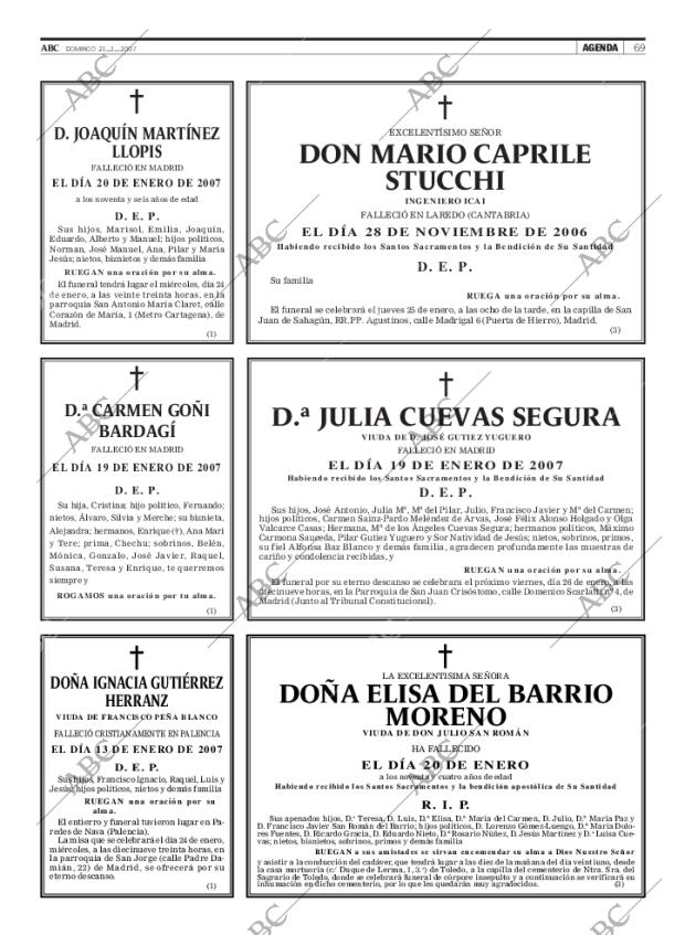 ABC MADRID 21-01-2007 página 69