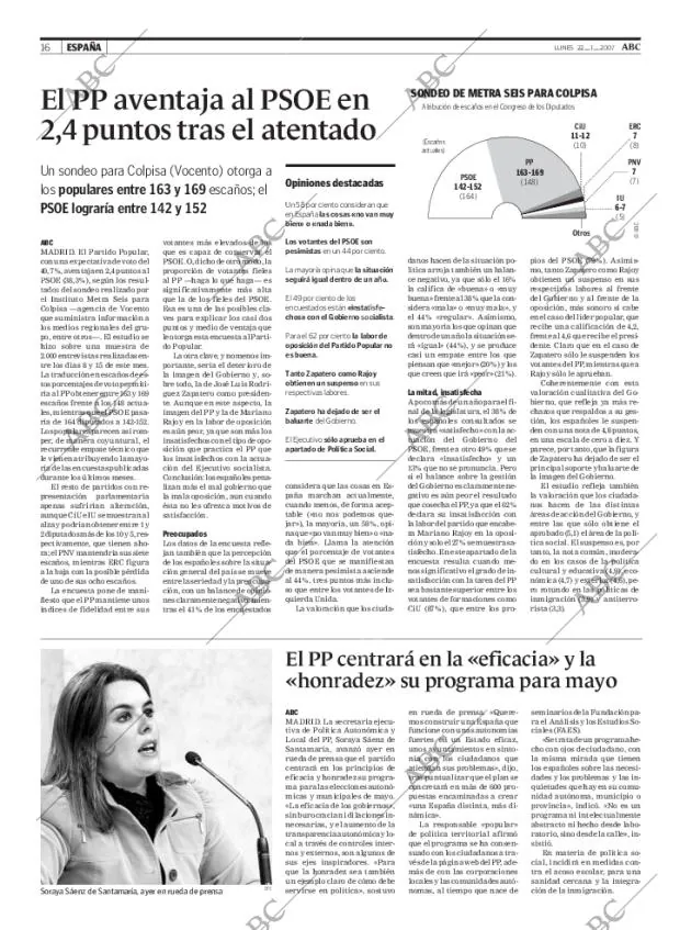 ABC MADRID 22-01-2007 página 16