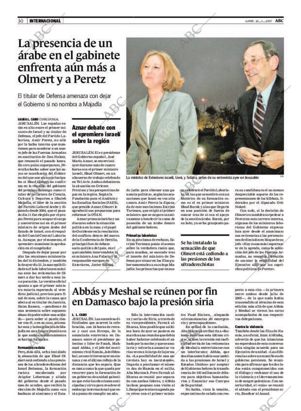 ABC MADRID 22-01-2007 página 30
