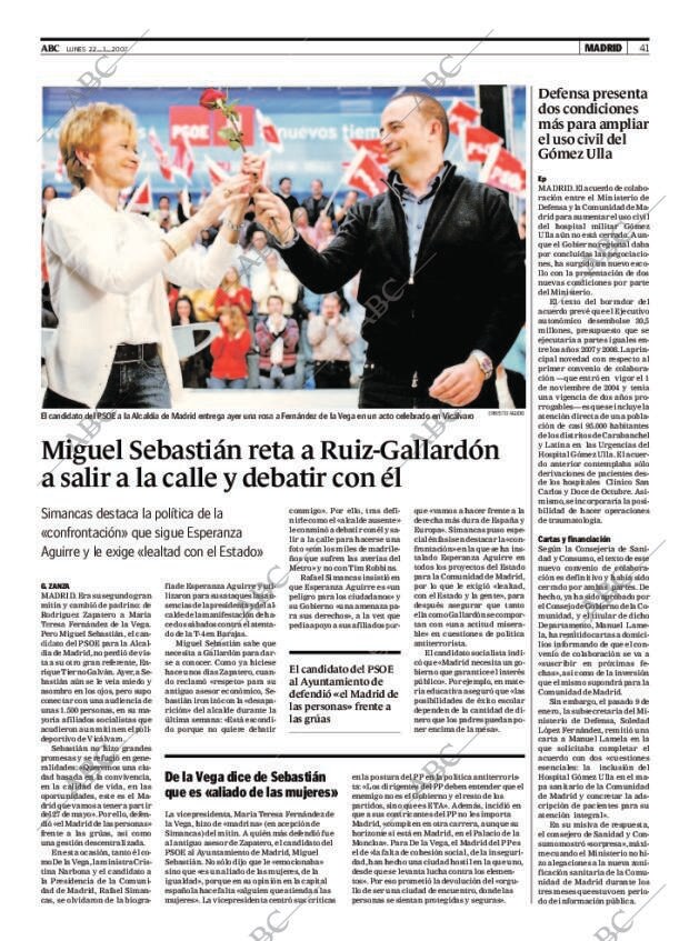 ABC MADRID 22-01-2007 página 41
