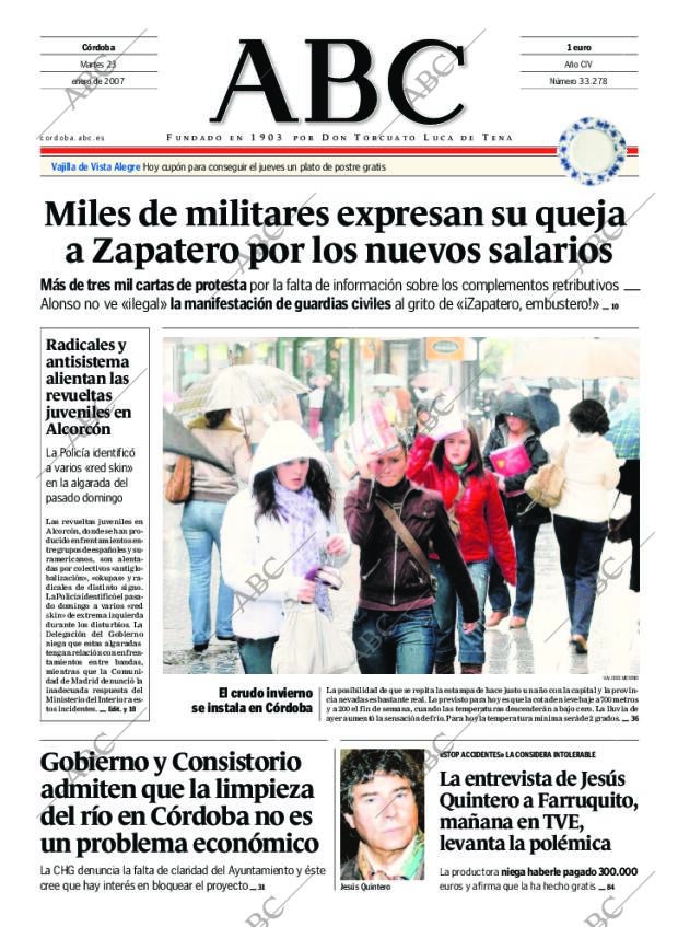 ABC CORDOBA 23-01-2007 página 1