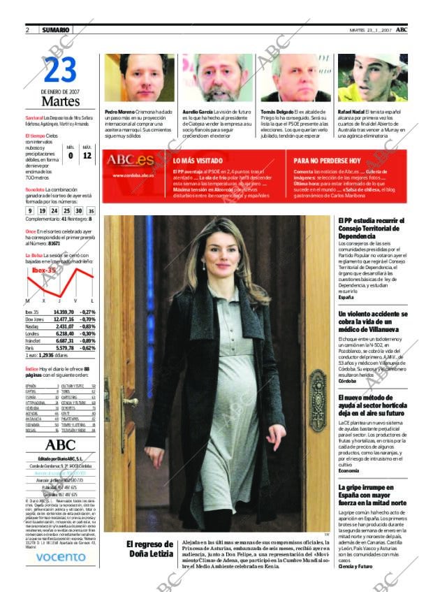 ABC CORDOBA 23-01-2007 página 2