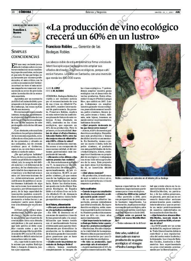 ABC CORDOBA 23-01-2007 página 38