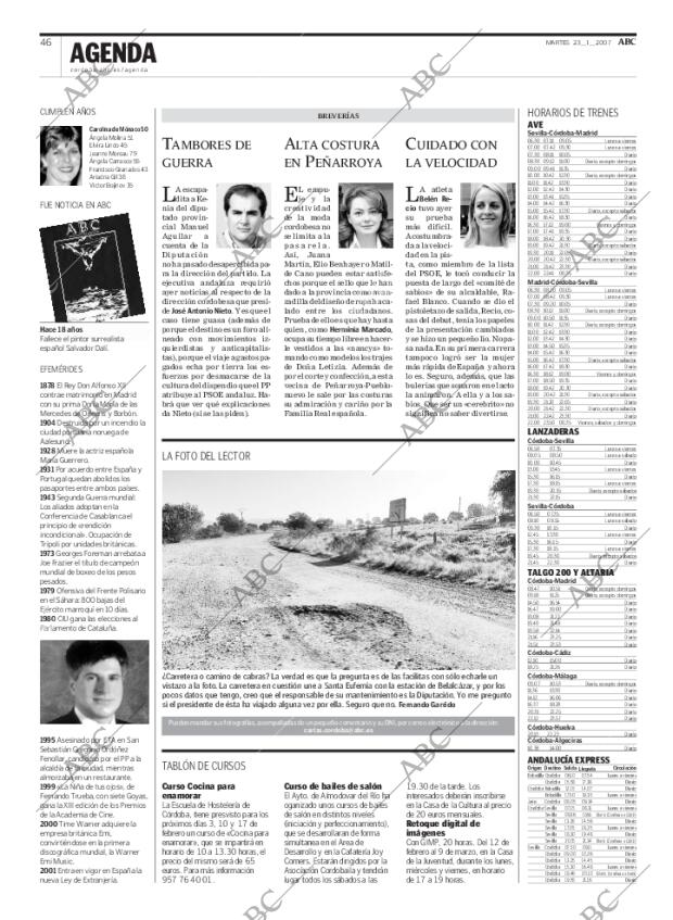 ABC CORDOBA 23-01-2007 página 46