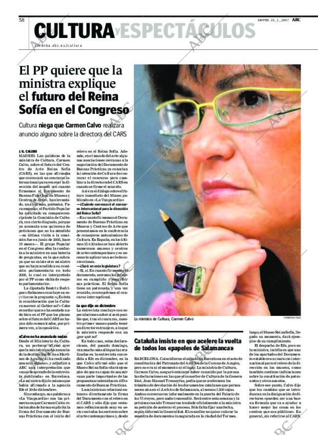 ABC CORDOBA 23-01-2007 página 58