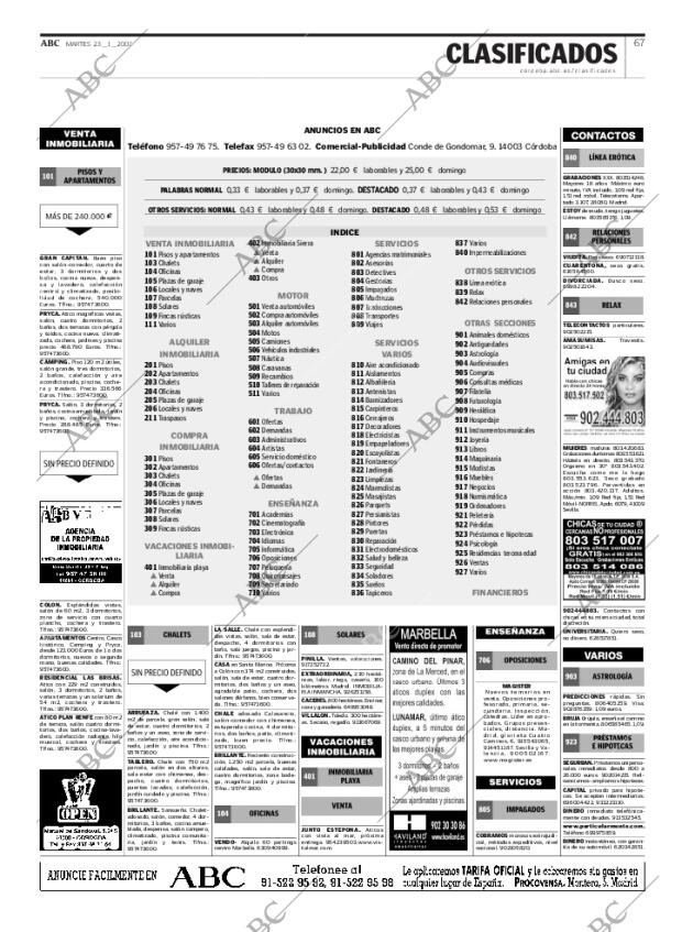 ABC CORDOBA 23-01-2007 página 67