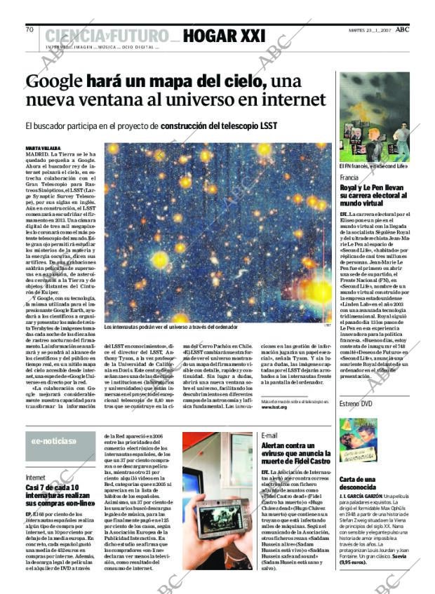 ABC CORDOBA 23-01-2007 página 70
