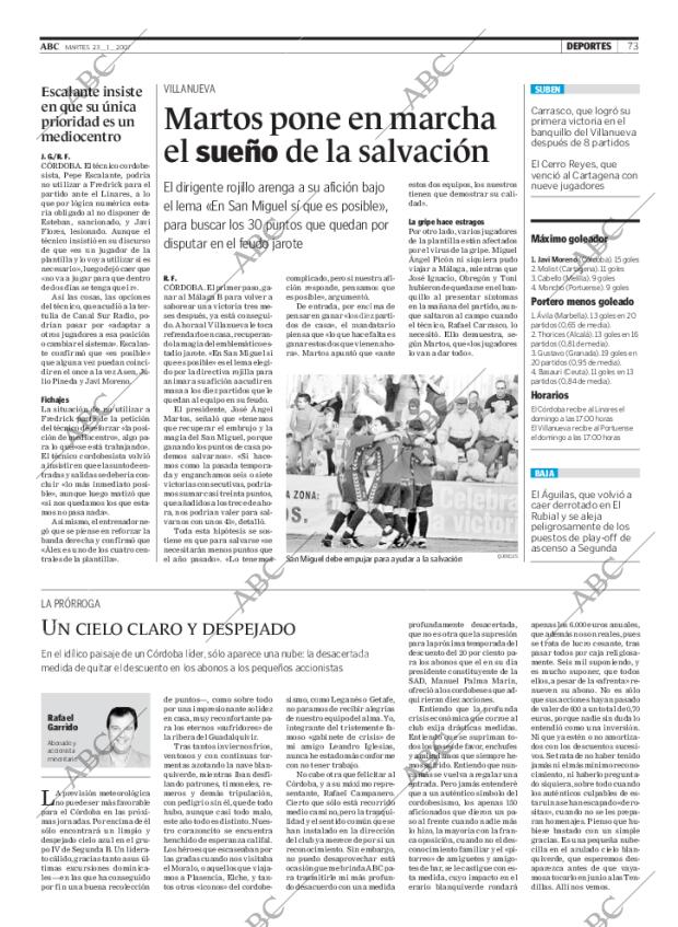 ABC CORDOBA 23-01-2007 página 73