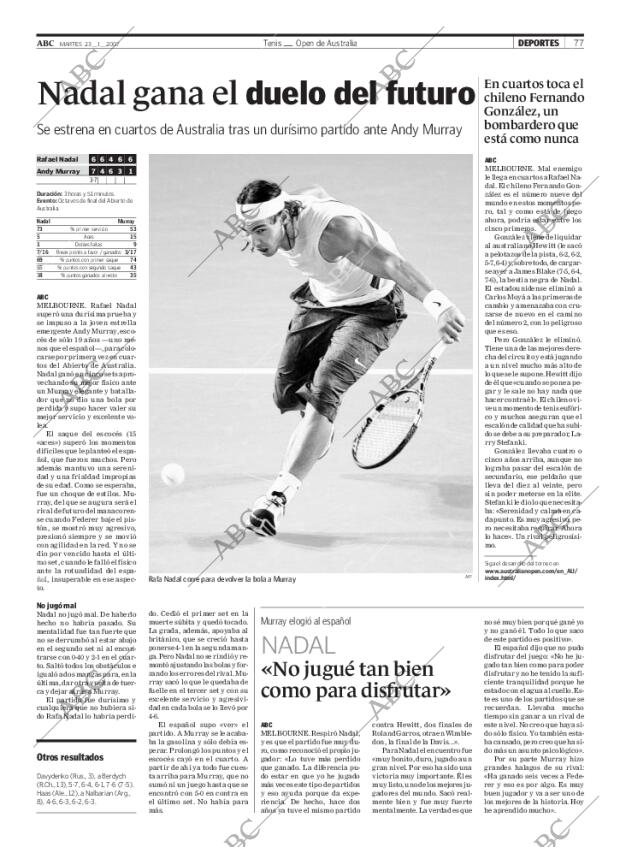 ABC CORDOBA 23-01-2007 página 77