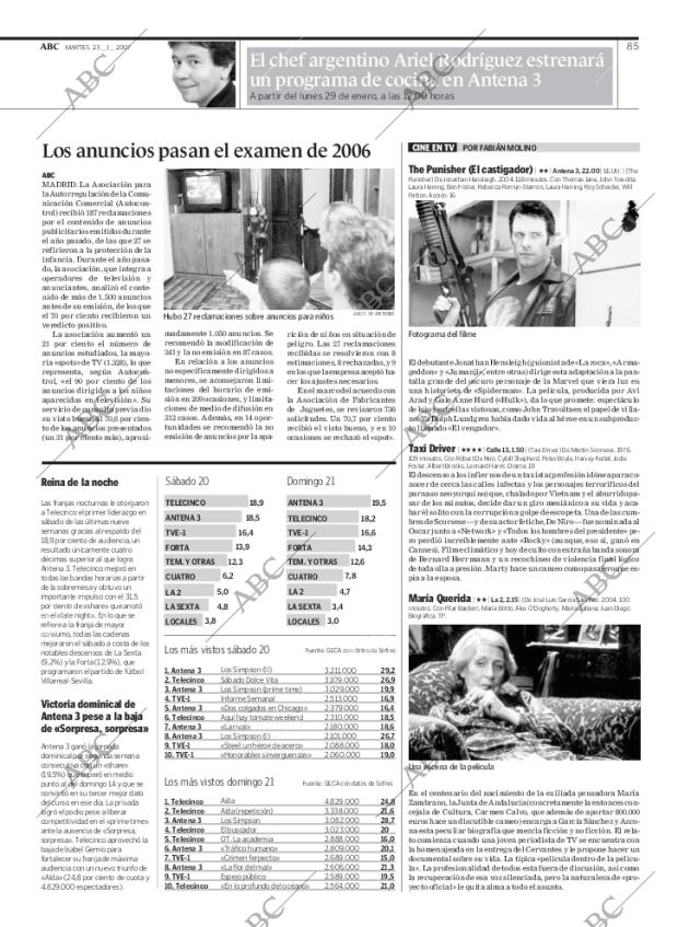 ABC CORDOBA 23-01-2007 página 85