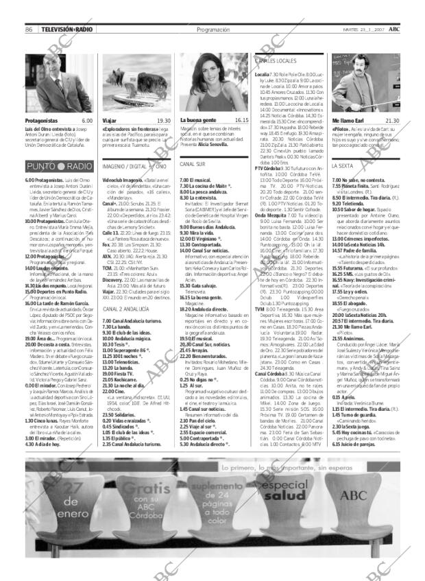 ABC CORDOBA 23-01-2007 página 86