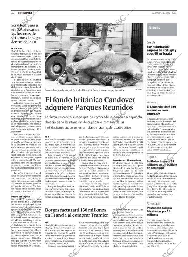 ABC MADRID 23-01-2007 página 42
