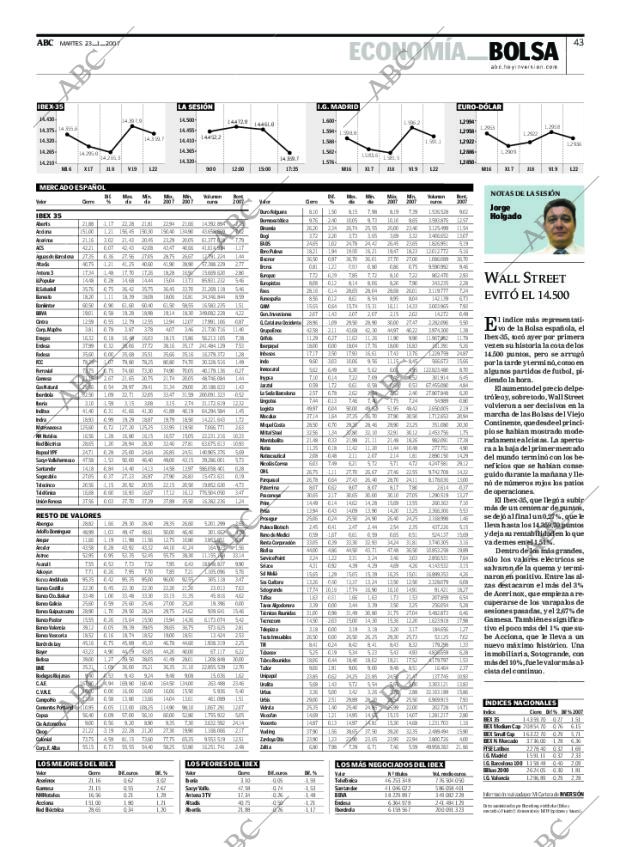 ABC MADRID 23-01-2007 página 43