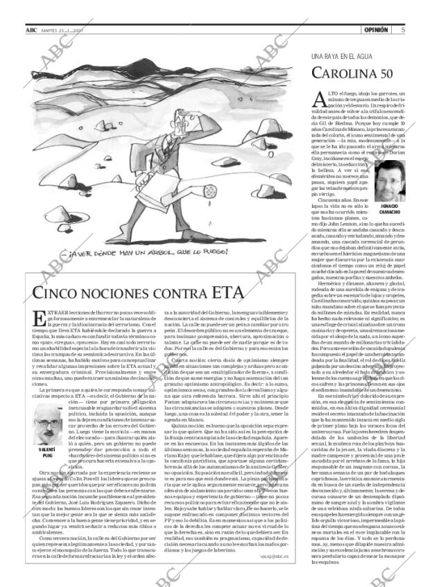 ABC MADRID 23-01-2007 página 5
